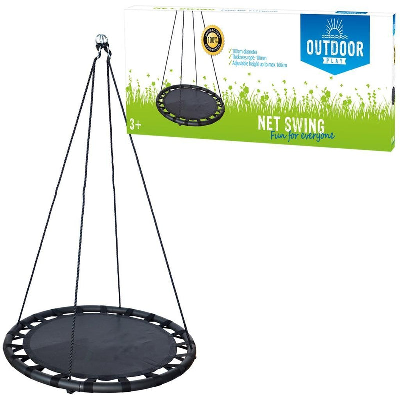 Afbeelding laden in galerijviewer, Outdoor play schommelmat 100 cm zwart
