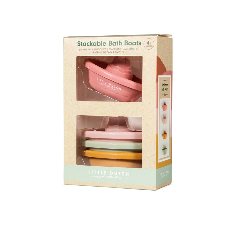Afbeelding laden in galerijviewer, Little dutch 4 bad bootjes set roze

