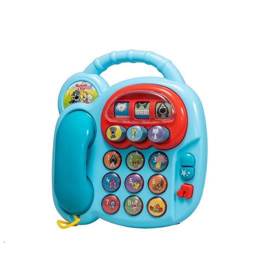 Rubo toys woezel en pip telefoon met geluid