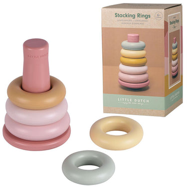 Rubo toys little dutch stapelringen roze