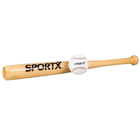 Sportx honkbal knuppel + bal