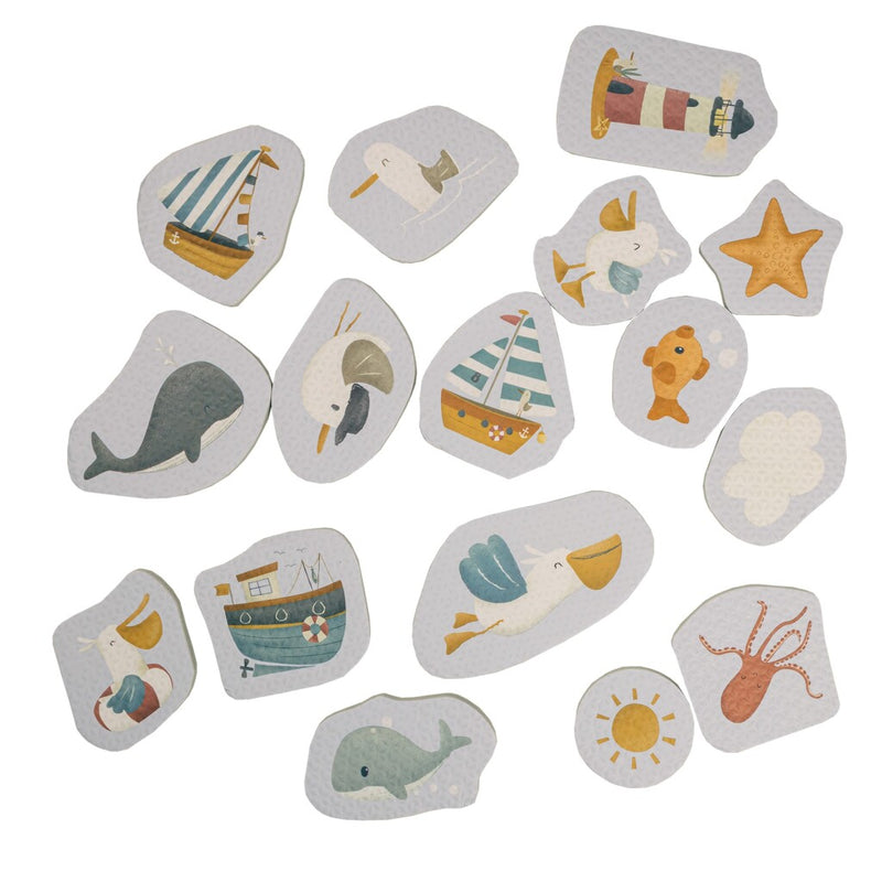 Afbeelding laden in galerijviewer, Rubo toys little dutch bad foam figuren sailors bay
