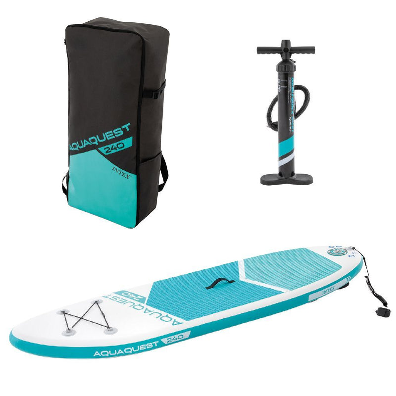 Afbeelding laden in galerijviewer, Intex 68241np aquaquest 240 sup board 244x76x13 cm wit lichtblauw
