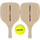 Summertime houten beach padel set