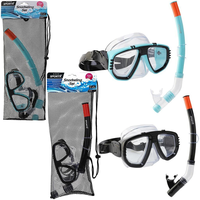 Afbeelding laden in galerijviewer, Sportx volwassenen snorkelset 4 sterren assorti
