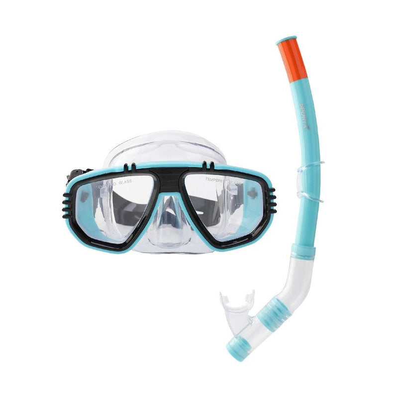 Afbeelding laden in galerijviewer, Sportx volwassenen snorkelset 4 sterren assorti
