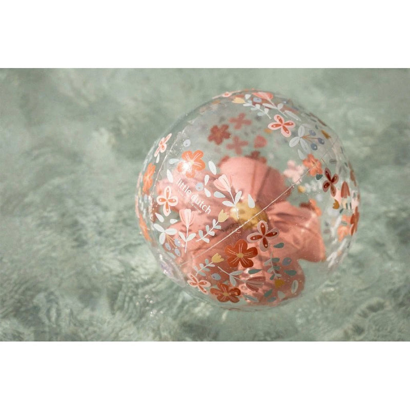 Afbeelding laden in galerijviewer, Little dutch pink flowers strandbal 3d figuur, 35cm
