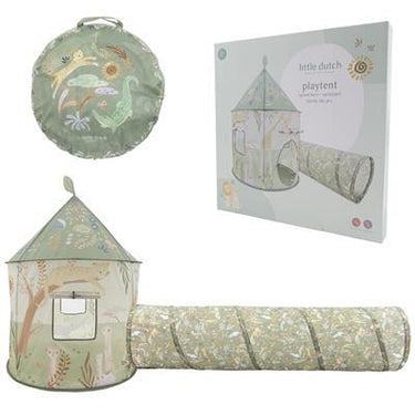 Rubo toys little dutch safari tent met kruiptunnel