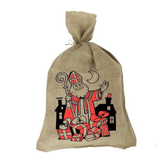 Basic sinterklaaszak jute 50x80 cm