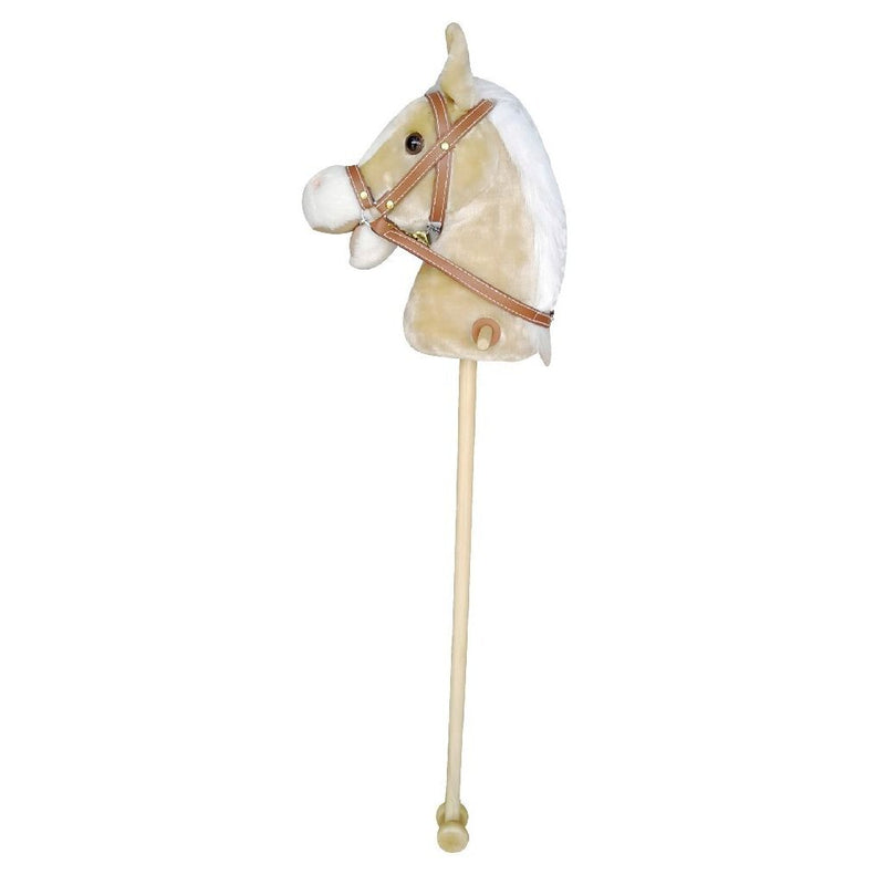 Afbeelding laden in galerijviewer, Basic pluchen stokpaard met geluid 97 cm assorti
