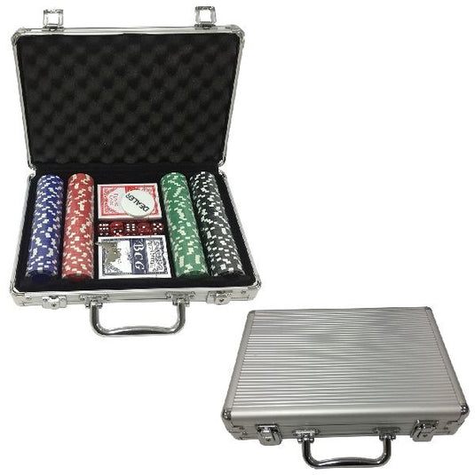 Clown games poker set in aluminium koffer
