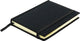 Kangaro k-5106 alfabetboek a6 a-z linnen hard cover zwart, 208 pagina's, leeslint, elastiek