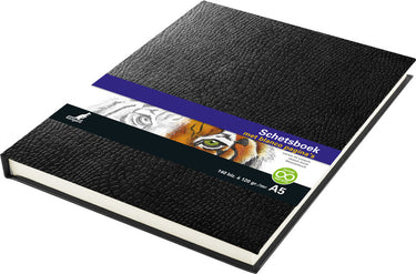 Kangaro schetsboek a5 - hardcover slang imprint - 140 blanco pagina's - 120 grams creme papier