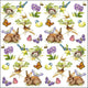 Ambiente servetten pasen paasdecoratie paastafel 3-laags 100% fsc 33x33cm