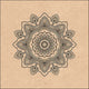 Ambiente servetten 33x33cm mandala nature 20 stuks