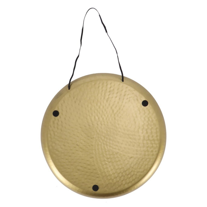 Afbeelding laden in galerijviewer, Gusta wand-decoratieschaal 38 cm goud aluminium
