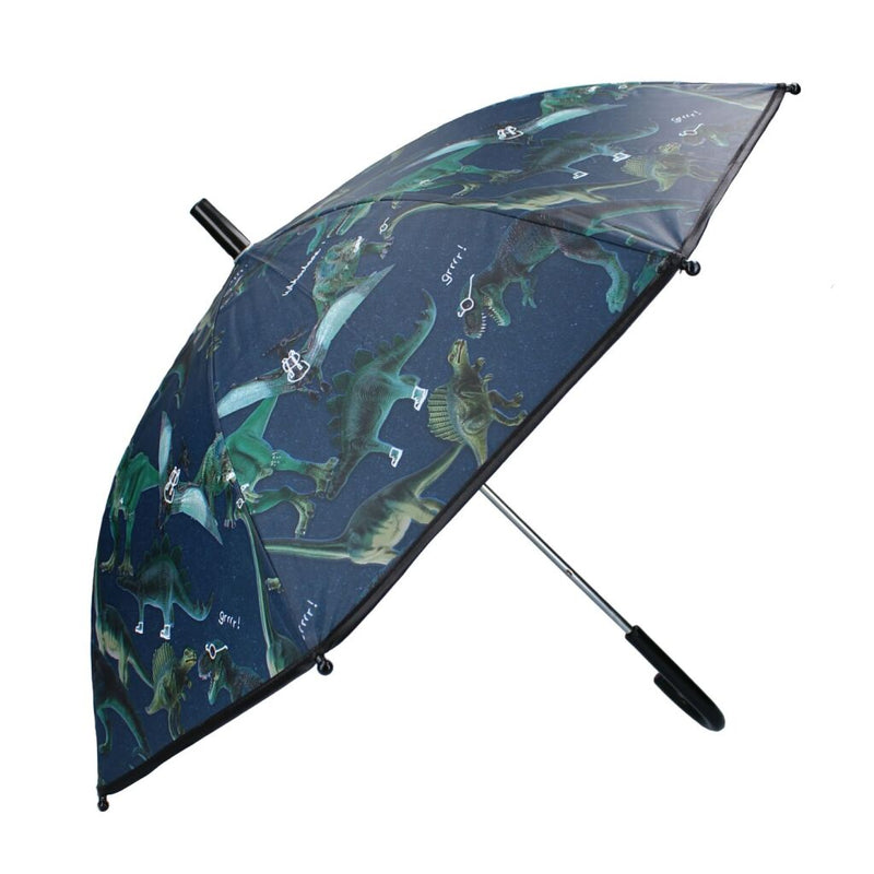 Afbeelding laden in galerijviewer, Basic paraplu dino's blauw groen

