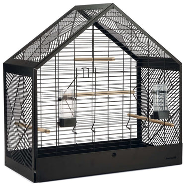Beeztees Beeztees Vogelkooi Yara 71x35x70 cm metaal zwart