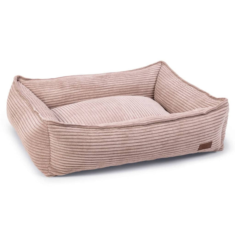 Afbeelding laden in galerijviewer, Designed by Lotte Designed by Lotte Hondenmand geribbeld 80x70x22 cm roze
