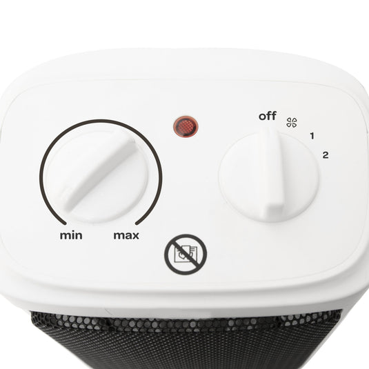 Inventum kc221w keramische kachel 2000w wit