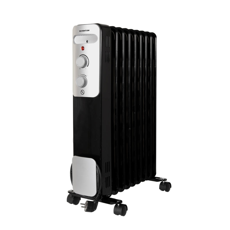 Afbeelding laden in galerijviewer, Inventum ko931b oliegevulde radiator 2000w zwart zilver
