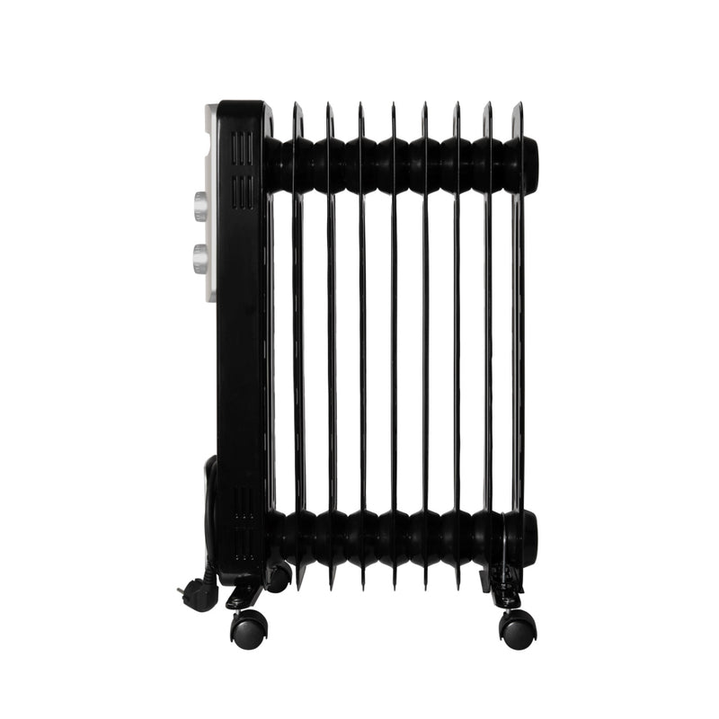 Afbeelding laden in galerijviewer, Inventum ko931b oliegevulde radiator 2000w zwart zilver
