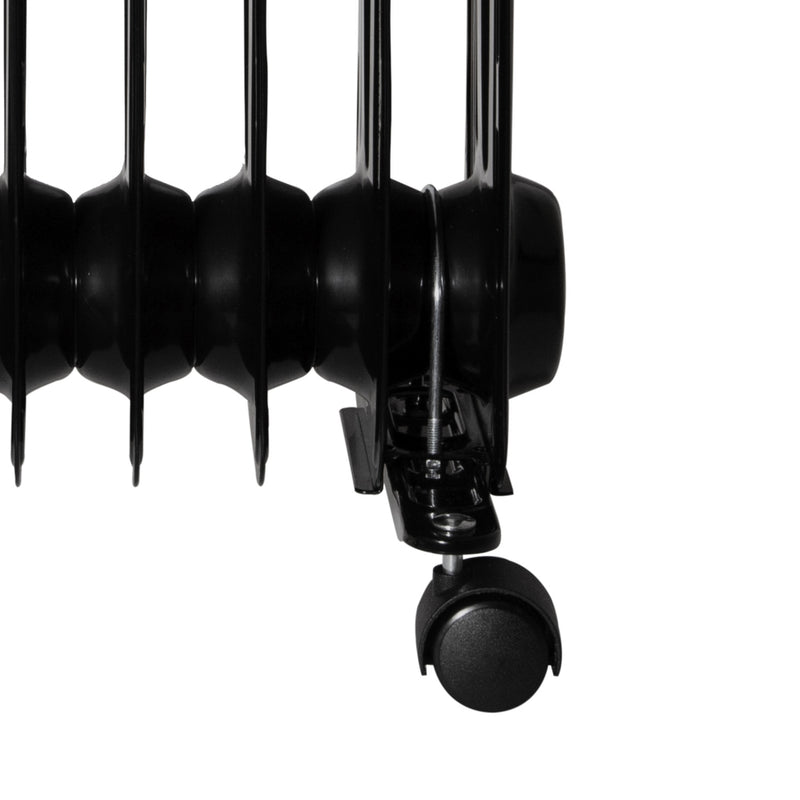 Afbeelding laden in galerijviewer, Inventum ko931b oliegevulde radiator 2000w zwart zilver
