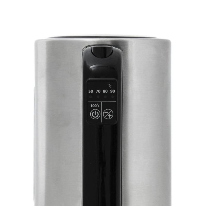 Afbeelding laden in galerijviewer, Inventum hw817d snoerloze waterkoker 2200w 1.7l rvs zwart
