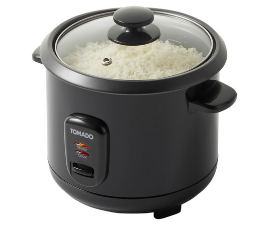 Tomado rijstkoker 1,5l 500w - zwart