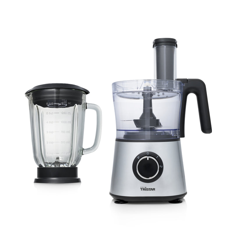 Afbeelding laden in galerijviewer, Tristar Tristar MX-4823 Food Processor RVS Zwart
