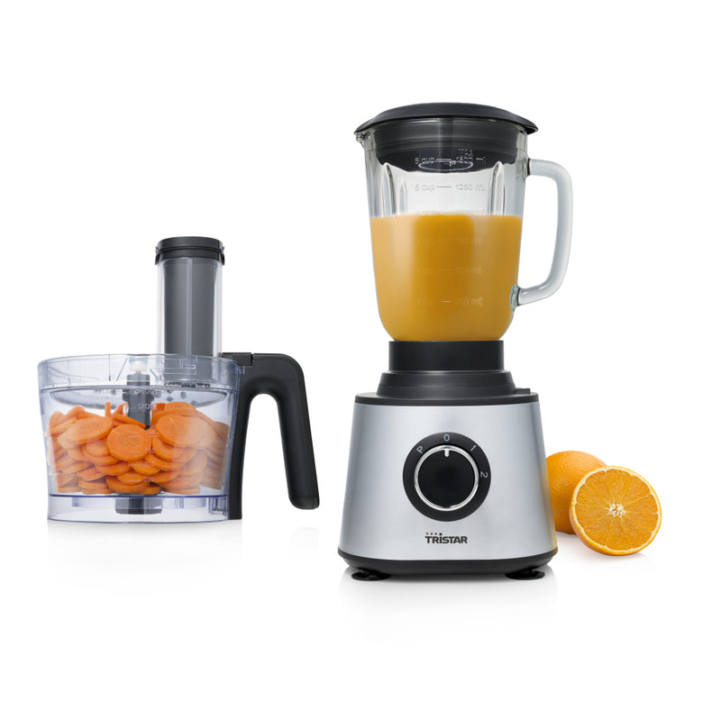 Afbeelding laden in galerijviewer, Tristar Tristar MX-4823 Food Processor RVS Zwart
