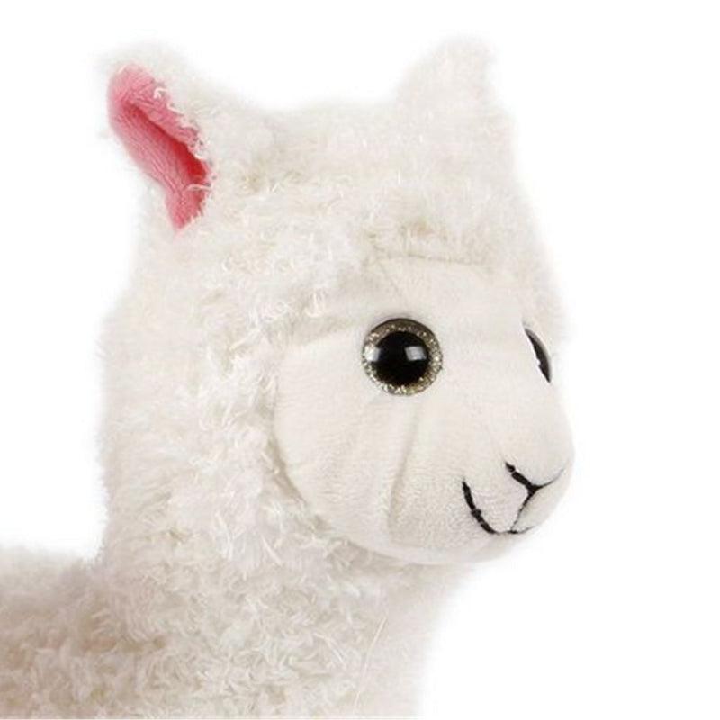Afbeelding laden in galerijviewer, Basic alpaca knuffel 24 cm wit
