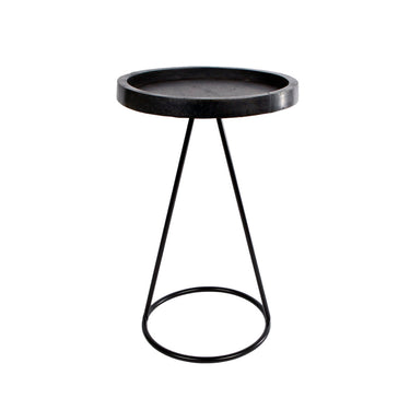 Van manen tafel marcel zwart hout 25x25x38cm