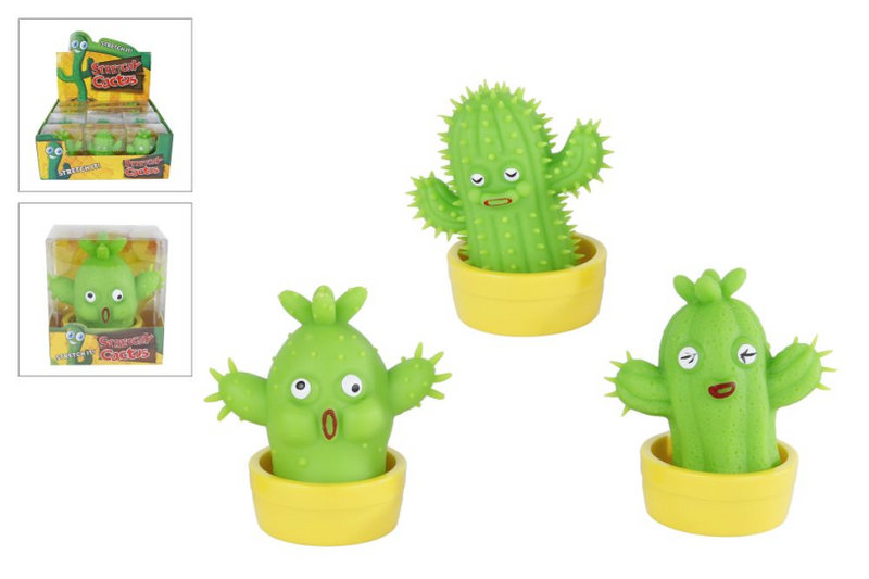 Afbeelding laden in galerijviewer, Stretchy cactus figuur 10cm 3ass in display
