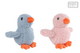 Mini club eend pluche 2ass kleur 12cm