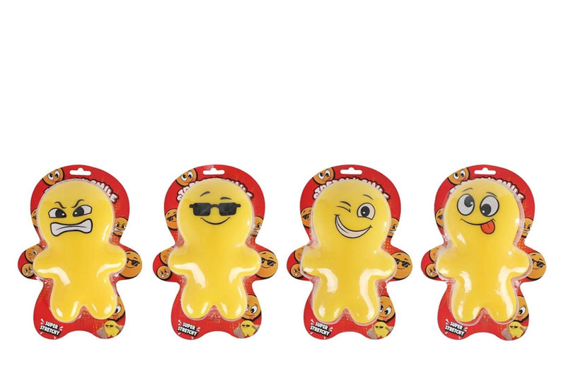 Afbeelding laden in galerijviewer, Emoji poppetje squeeze anti-stress 4ass 17cm
