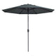 Madison parasol paros ii luxe 300 cm grijs