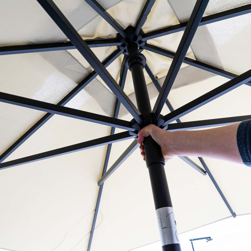 Afbeelding laden in galerijviewer, Madison Parasol Denia 200x200 cm grijs
