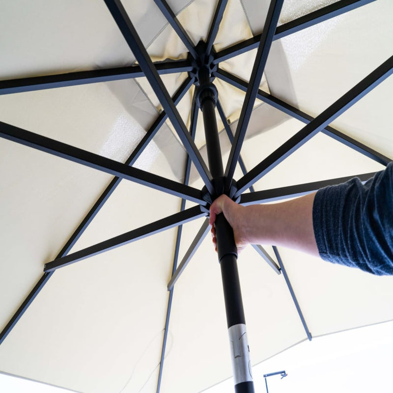 Afbeelding laden in galerijviewer, Madison parasol moraira 230x230 cm taupe
