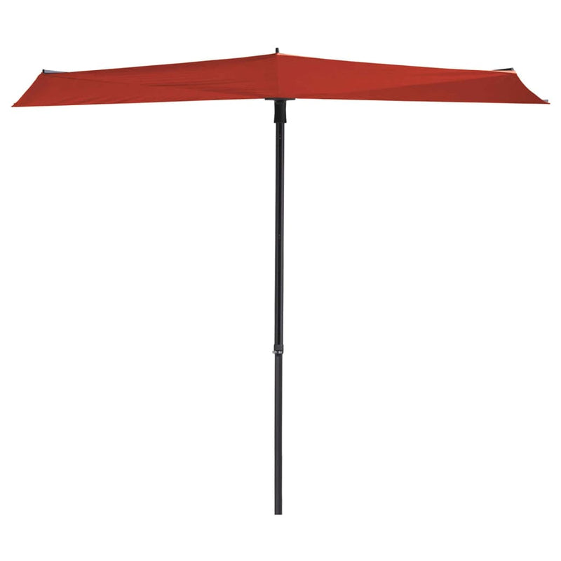 Afbeelding laden in galerijviewer, Madison balkonparasol sun wave 270x150 cm steenrood
