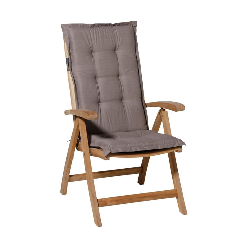 Afbeelding laden in galerijviewer, Madison stoelkussen met hoge rug basic 123x50 cm taupe

