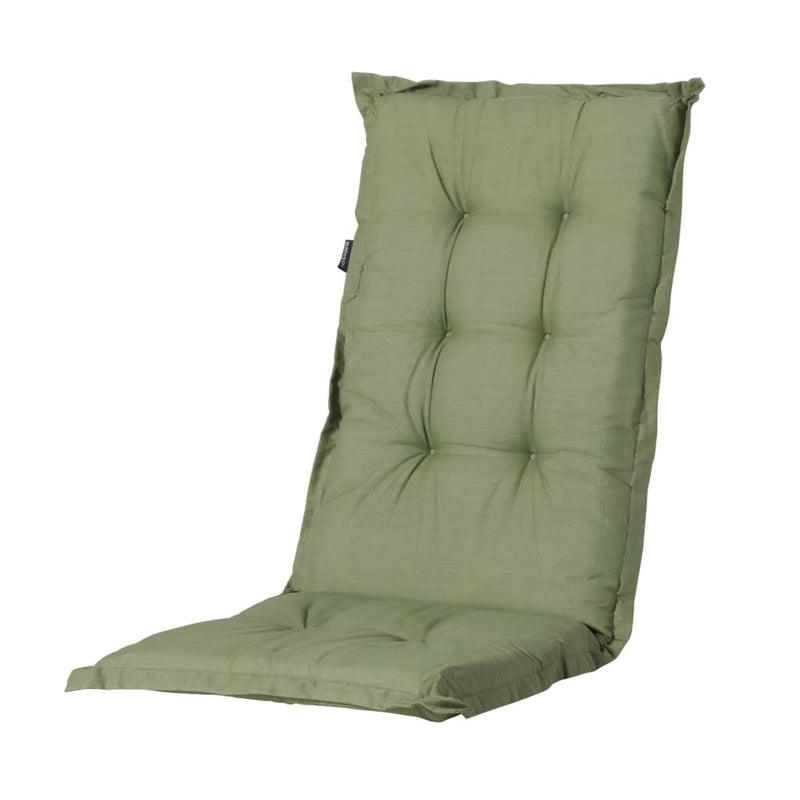 Afbeelding laden in galerijviewer, Madison Stoelkussen met hoge rug Basic 123x50 cm groen
