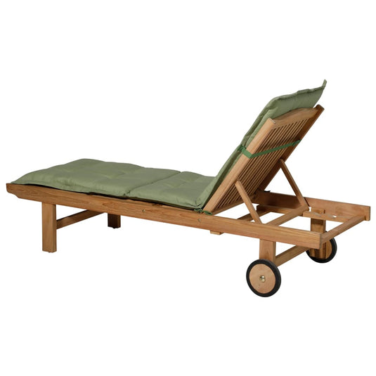 Madison ligbedkussen panama 200x60 cm saliegroen