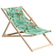 Madison strandstoel mauel 55x90x87 cm hout blauw