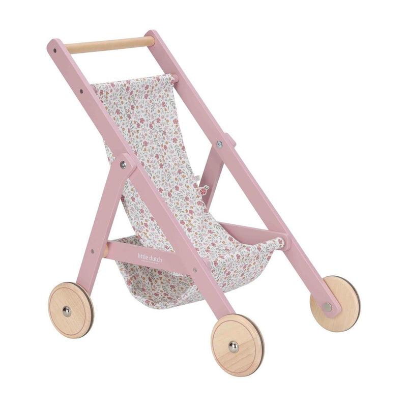 Afbeelding laden in galerijviewer, Little dutch poppenbuggy – hout
