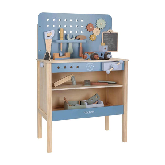 Little dutch houten werkbank speelgoed voor kinderen.