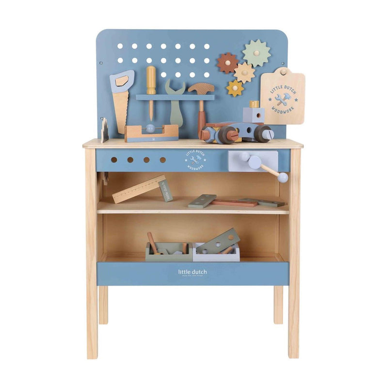 Afbeelding laden in galerijviewer, Little dutch houten werkbank speelgoed voor kinderen.
