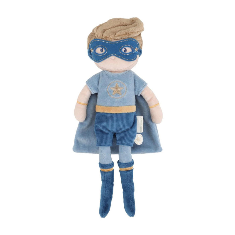 Afbeelding laden in galerijviewer, Little dutch superhero knuffelpop jim - 35 cm

