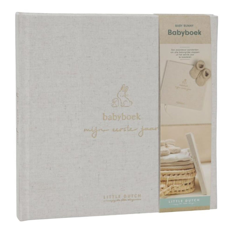 Afbeelding laden in galerijviewer, Little dutch babyboek 'mijn eerste jaar' baby bunny
