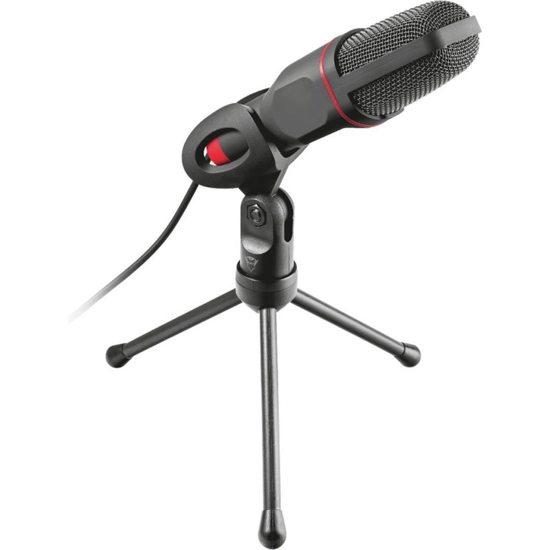 Afbeelding laden in galerijviewer, Trust gxt 212 mico usb microfoon zwart rood
